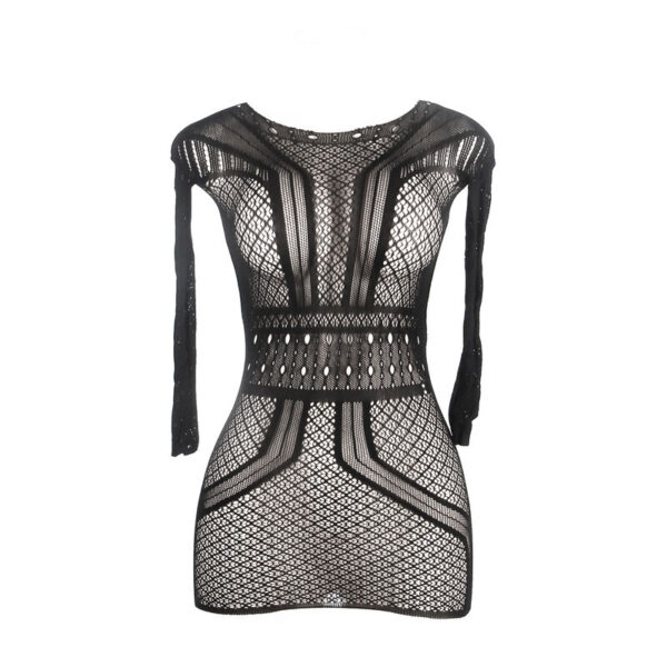 SUBBLIME - 951931 VESTIDO DE REJILLA CORTO CON ESPALDA DESCUBIERTA TALLA ÚNICA - Imagen 4