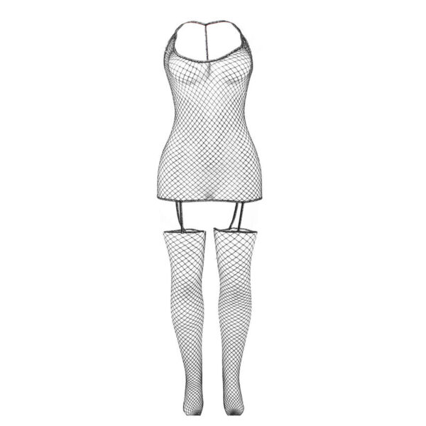 SUBBLIME - 951955 BODYSTOCKING DE REJILLA BRILLANTE TALLA ÚNICA - Imagen 5