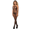 SUBBLIME - 951979 BODYSTOCKING DE REJILLA CON TOP HALTER NEGRO TALLA ÚNICA - Imagen 3