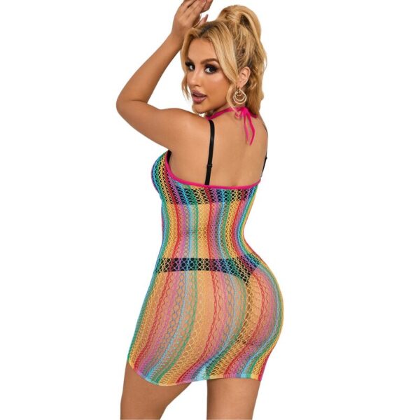 SUBBLIME - 952341 VESTIDO DE REJILLA ARCOIRIS TALLA ÚNICA - Imagen 2