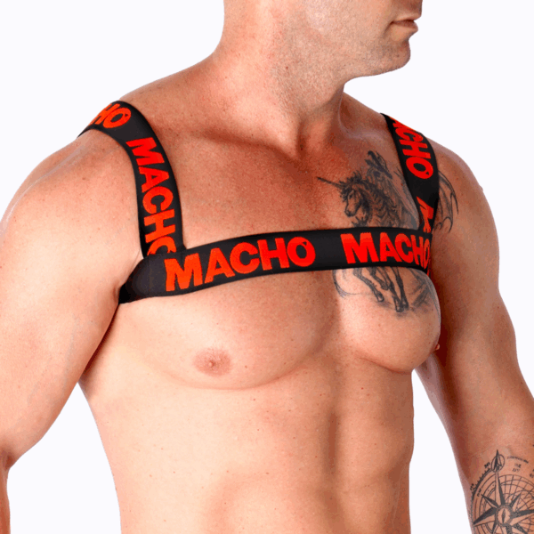 MACHO - ARNÉS DOBLE ROJO - Imagen 2
