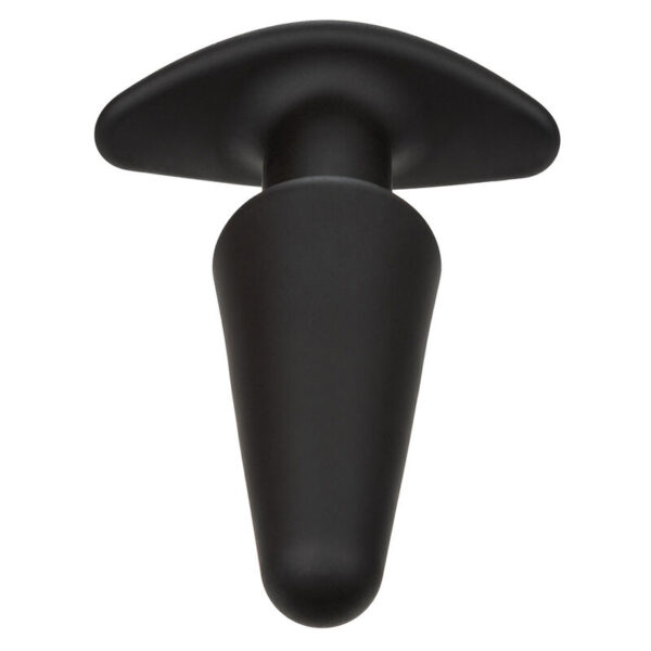 CALEXOTICS - ROCK BOTTOM PLUG ANAL CÓNICO 10 VIBRACIONES SILICONA NEGRO - Imagen 4