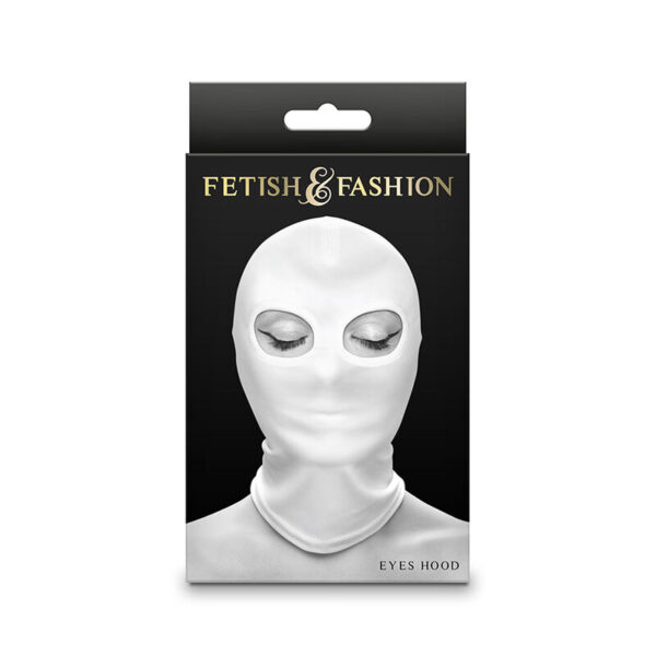 NS NOVELTIES - FETISH  FASHION PASAMONTAÑAS APERTURA DE OJOS NYLON BLANCO - Imagen 2