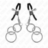 KINK - PINZAS PARA PEZONES CON 3 AROS 6 CM - Imagen 2