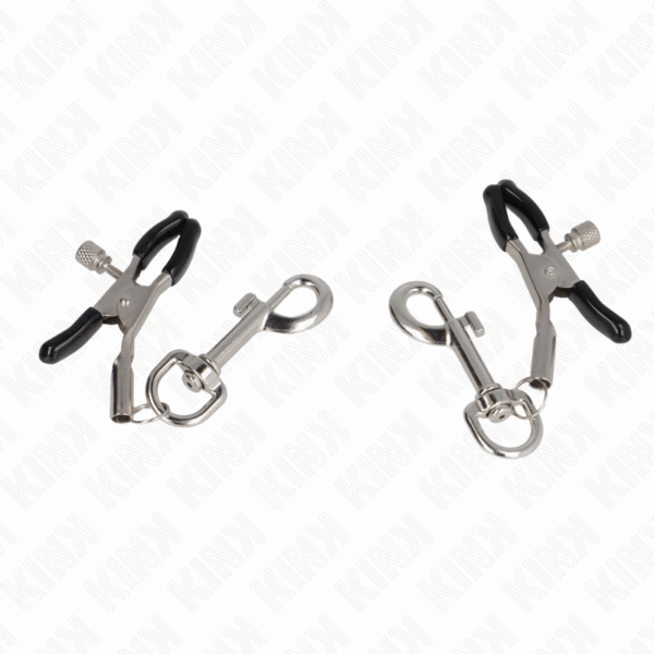 KINK - PINZAS PARA PEZONES CON GANCHO 6 CM - Imagen 2