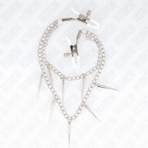 KINK - PINZAS PARA PEZONES CON CADENA DE PÚAS 30 CM - Imagen 2
