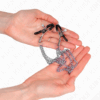 KINK - PINZAS PARA PEZONES CON TRIPLE CADENA PLATEADO 20/23/28 CM - Imagen 3