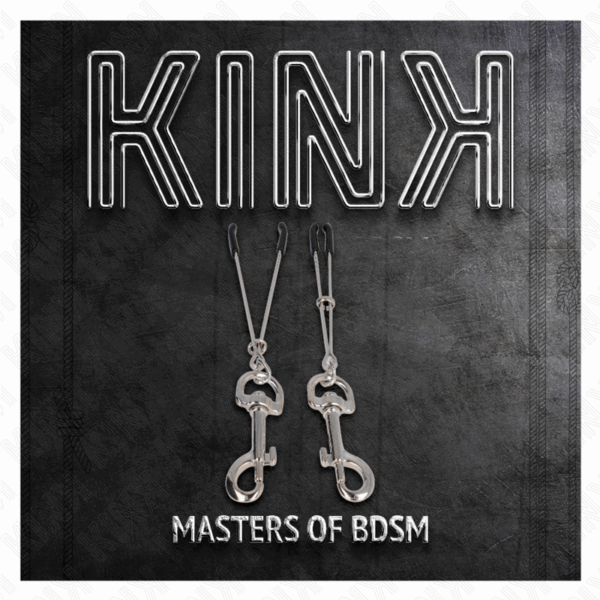 KINK - PINZAS PARA PEZONES FINA CON GANCHO PLATEADO 7 CM - Imagen 5