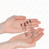 KINK - PINZAS PARA PEZONES FINA CON ARO PLATEADO 7 CM - Imagen 3