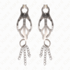 KINK - PINZAS PARA PEZONES ESTILO JAPONÉS CON CADENAS PLATEADO - Imagen 2