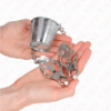 KINK - PINZAS PARA PEZONES CON CUBO PLATEADO - Imagen 3