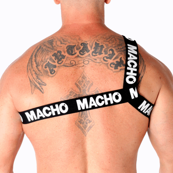 MACHO - ARNÉS ROMANO BLANCO S/M - Imagen 4