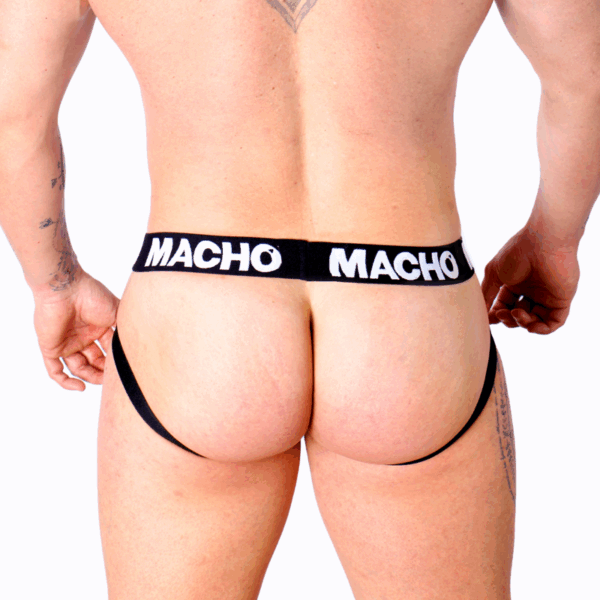 MACHO - MX25NC JOCK CUERO NEGRO S - Imagen 4