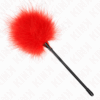 KINK - PLUMAS PARA COSQUILLAS ROJO USADO PARA EL KIT BONDAGE 27 CM - Imagen 2