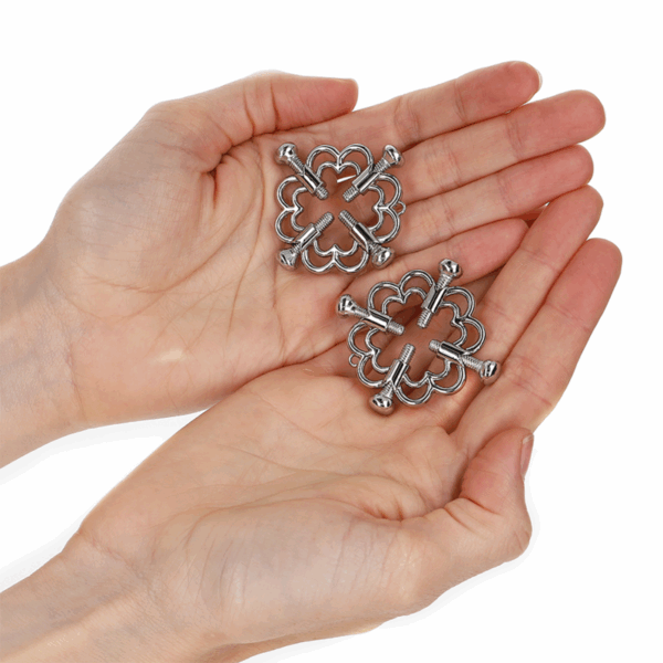 KINK - PINZAS PARA PEZONES FLOR METÁLICA - Imagen 4