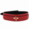 KINK - COLLAR AJUSTABLE ROJO VINO DETALLES DORADOS 29-42.5 CM X 4 CM - Imagen 4