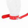 KINK - COLLAR CON CORREA 116 CM FINO ROJO AJUSTABLE 32-50 CM X 8 CM - Imagen 5