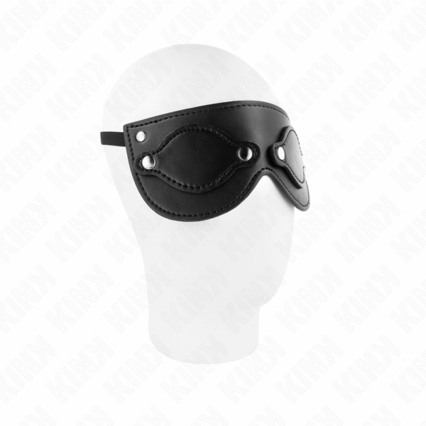 KINK - MÁSCARA DE POLIPIEL CON CUBIERTAS PARA OJOS DESMONTABLES 22 x 9 CM - Imagen 3
