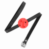 KINK - MORDAZA DE BOLA 4.5 CM TRANSPIRABLE SIMPLICITY ROJO 62 x 1.5 CM - Imagen 2