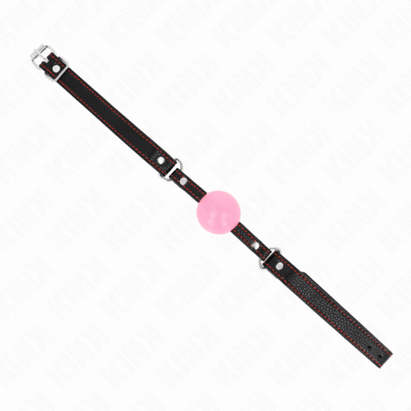 KINK - MORDAZA DE BOLA 4 CM DE ORO ROSA 60 x 2 CM - Imagen 3