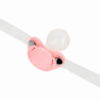 KINK - MORDAZA FORMA CHUPETE 5.5 x 4 CM ROSA AJUSTABLE 43-60 CM - Imagen 4