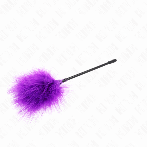 KINK - PLUMAS PARA COSQUILLAS MORADO USADO PARA EL KIT BONDAGE 27 CM - Imagen 2