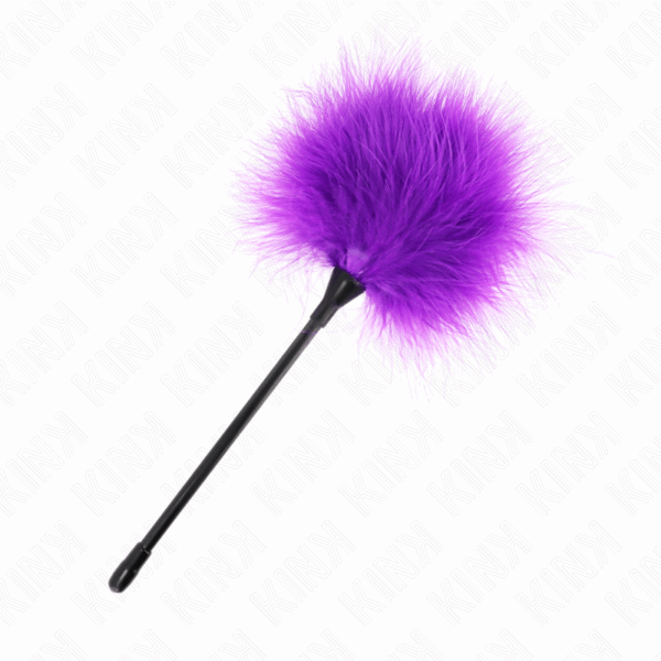 KINK - PLUMAS PARA COSQUILLAS MORADO USADO PARA EL KIT BONDAGE 27 CM - Imagen 4
