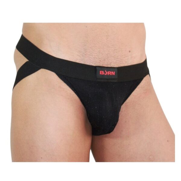 BURN - 003 JOCK BRILLANTE NEGRO S - Imagen 2