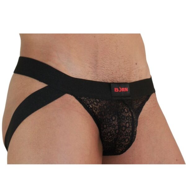 BURN - 005 JOCK LENCERO NEGRO S - Imagen 2