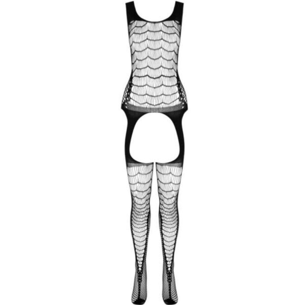 PASSION - BS 104 BODYSTOCKING NEGRO TALLA ÚNICA - Imagen 3