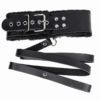 KINK - COLLAR CON CORREA 116 CM DE PIEL NEGRO AJUSTABLE 40-48 CM X 6 CM - Imagen 5