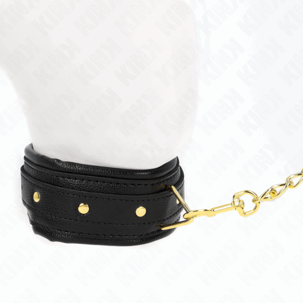 KINK - COLLAR CON CORREA ESPONJA IMITACIÓN CUERO MODELO 1 AJUSTABLE 37-54 CM X 3 CM - Imagen 4