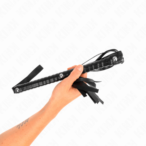 KINK - LÁTIGO CON MANGO TEXTURIZADO NEGRO 48.5 CM - Imagen 4