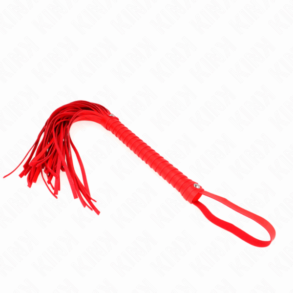 KINK - LÁTIGO CON MANGO TEXTURIZADO ROJO 48.5 CM - Imagen 3