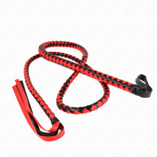 KINK - LÁTIGO DE SERPIENTE LARGO ROJO 210 CM - Imagen 3