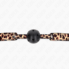 KINK - MORDAZA DE BOLA 4.5 CM TRANSPIRABLE LEOPARDO 65 x 2.5 CM - Imagen 5
