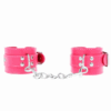 KINK - MUÑEQUERAS FUCSIA CON DETALLES EN FUCSIA AJUSTABLE 20-28 CM X 5.5 CM