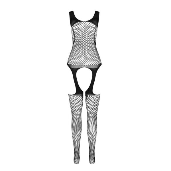 PASSION - BS 104 BODYSTOCKING BLANCO TALLA ÚNICA - Imagen 4