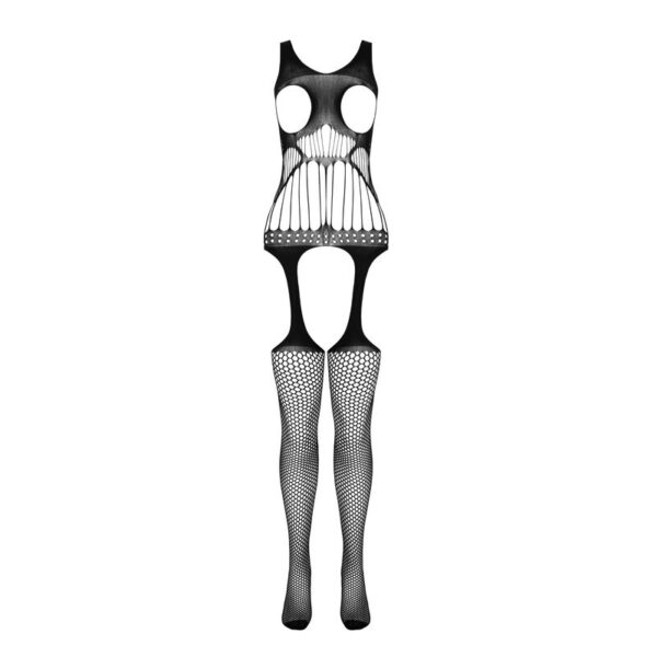 PASSION - BS 106 BODYSTOCKING ROJO TALLA ÚNICA - Imagen 4