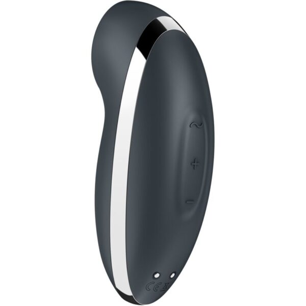 SATISFYER - TAP  CLIMAX 2 VIBRADOR  ESTIMULADOR GRIS - Imagen 3