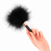 KINK - PLUMAS PARA COSQUILLAS METAL DORADO NEGRA 18 CM - Imagen 4