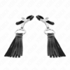 KINK - PINZAS PARA PEZONES CON BORLAS DE POLIPIEL 6 CM