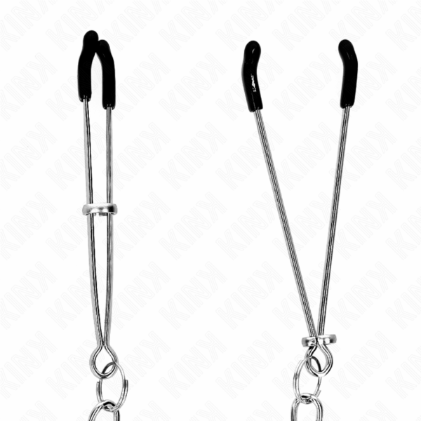 KINK - PINZAS PARA PEZONES FINA CON CADENA GRUESA 30 CM - Imagen 4