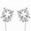 KINK - PINZAS PARA PEZONES FLOR METÁLICA CON CADENA - Imagen 2