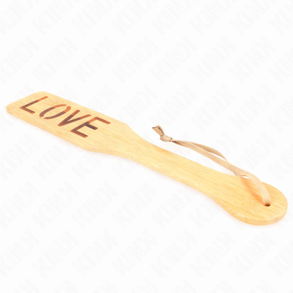 KINK - PALA DE BAMBÚ PALABRA LOVE 32 X 5.5 CM - Imagen 3