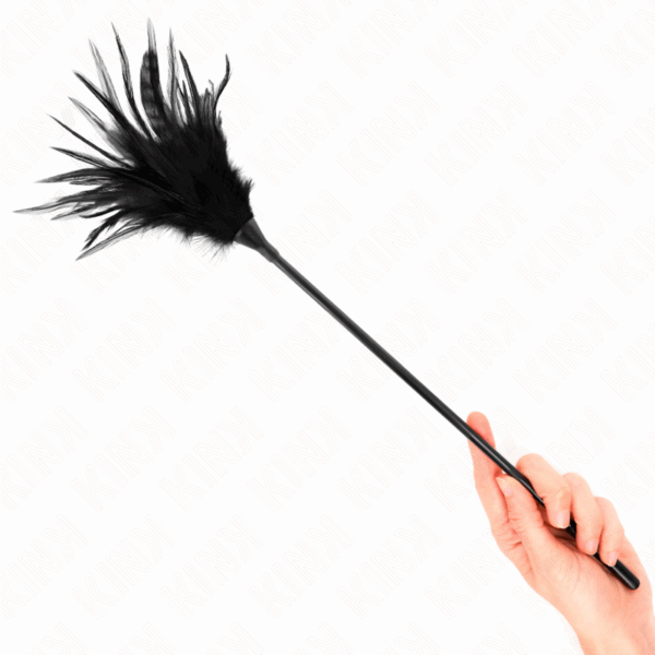 KINK - PLUMAS MÚLTIPLES PARA COSQUILLAS NEGRO 45 CM - Imagen 4