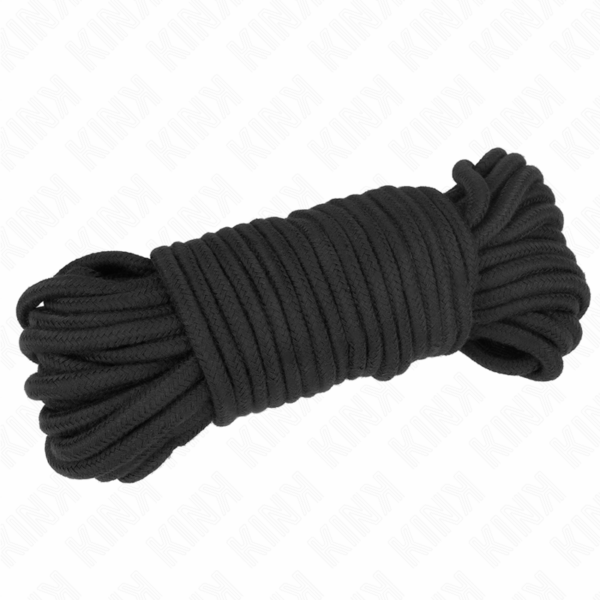 KINK - CUERDA DE ALGODÓN 20 METROS NEGRO - Imagen 2