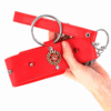 KINK - COLLAR CON CORREA 65 CM CUELLO DE DIAMANTES ROJO AJUSTABLE 35-51 CM X 7 CM - Imagen 5