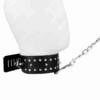 KINK - COLLAR CON CORREA 65 CM CON TACHUELAS PLATEADAS MODELO 1 AJUSTABLE 36-43 CM X 5 CM - Imagen 2