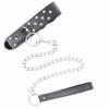 KINK - COLLAR CON CORREA 65 CM REMACHE ANILLA NEGRO AJUSTABLE 36-50 CM X 3.8 CM - Imagen 4